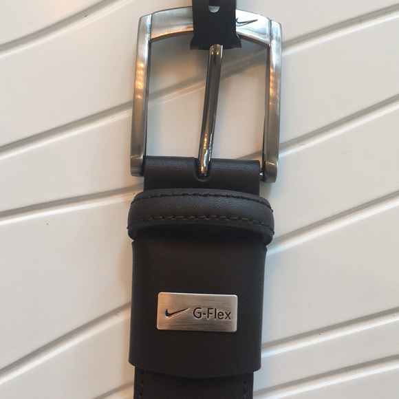Nike Men's G-Flex Feather Edge Golf Belt Brown 38 - Picture 5 of 5